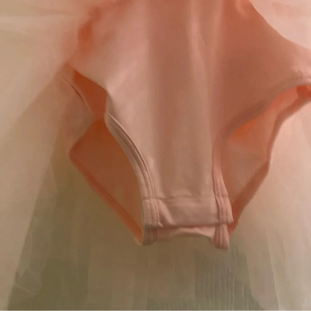 Tutu.kk Pink Body Suit With Easy Changing Access Dance, Ballet, Size XS